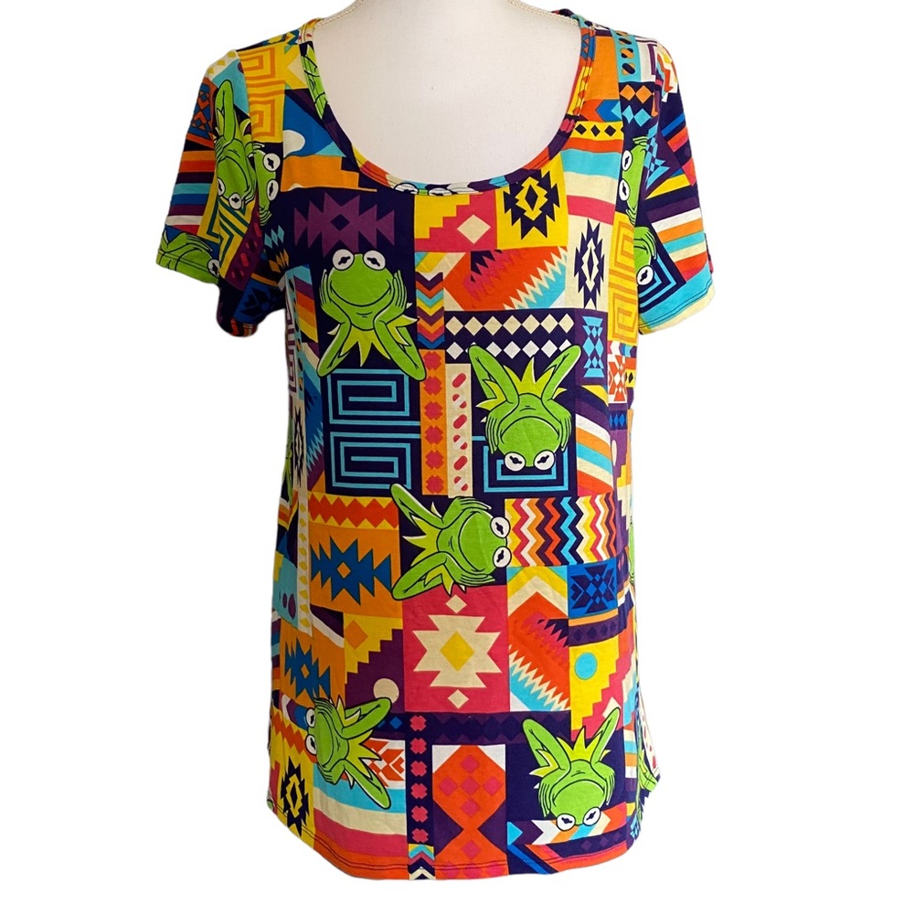 Kermit The Frog Aztec Classic LulaRoe TShirt